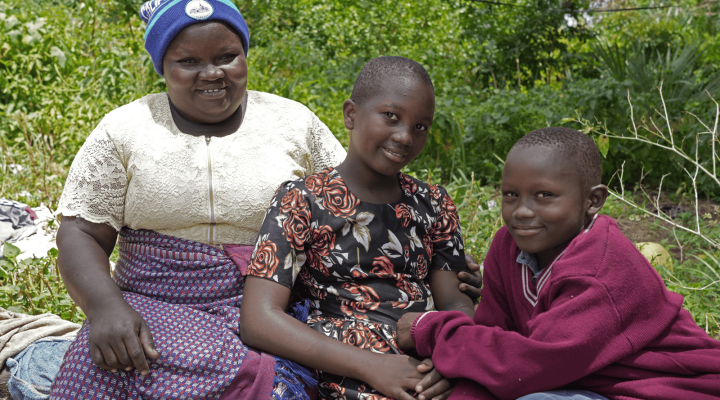 Dorcas a mother in Kenya