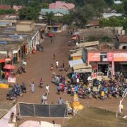 Street in the Town of Bunia Eastern Congo