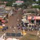 Street in the Town of Bunia Eastern Congo