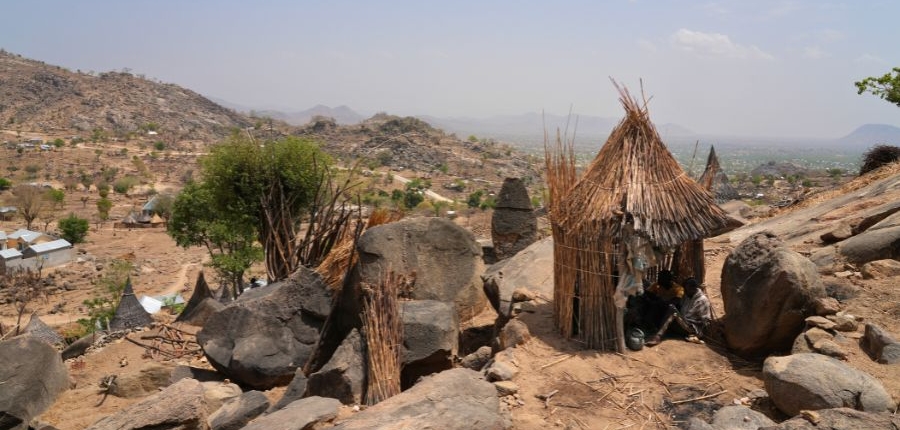 Christians in the mountains preparing for the night