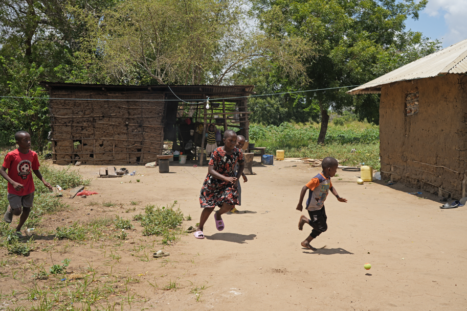 Dorcas kids playing in Kenya