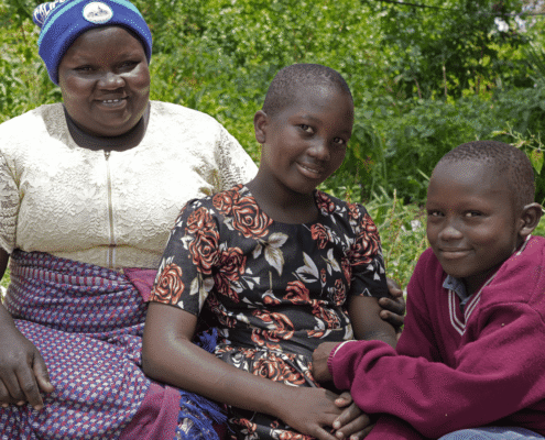 Dorcas a mother in Kenya